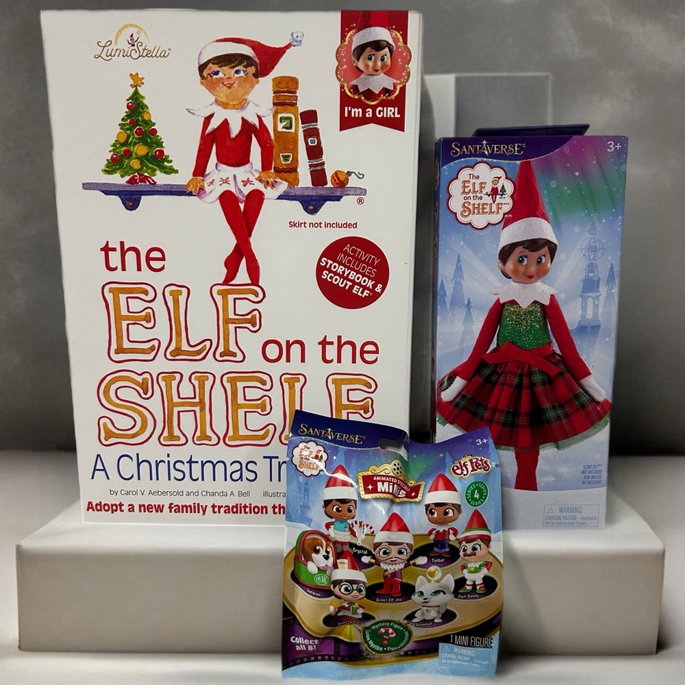 Brand New Elf on the Shelf (Girl), Elf Clothes, Elf on the Shelf Mystery Pack!